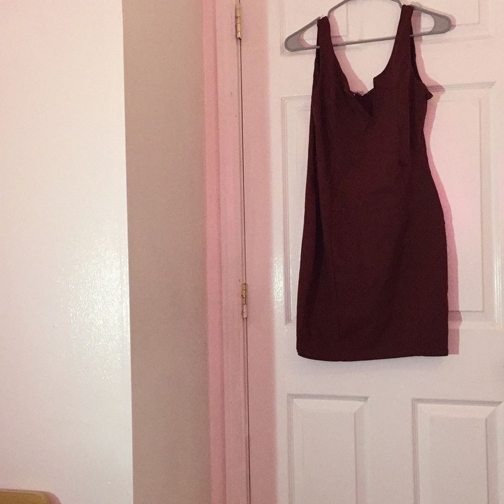 Maroon dress